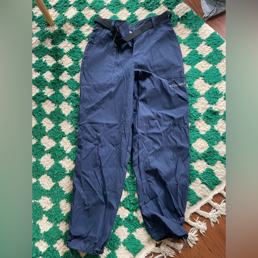 Vintage Columbia hiking pants size small navy